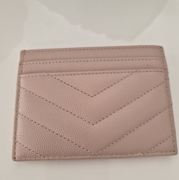 Authentic Saint Laurent YSL Card Case - Pale Blush - Used Twice - Picture 2 of 14